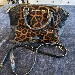 Michael Kors pebbled leather crossbody bag